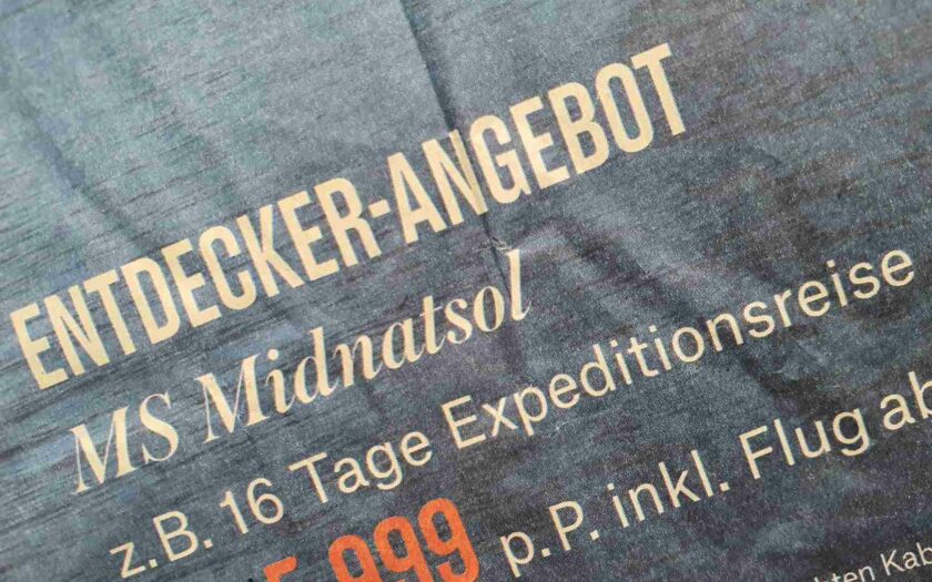 Ausschnitt aus einer Anzeige